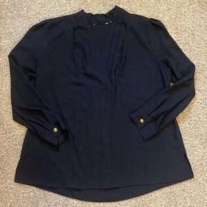 Soft Surroundings Akira V Neck Blouse‎ Size Large